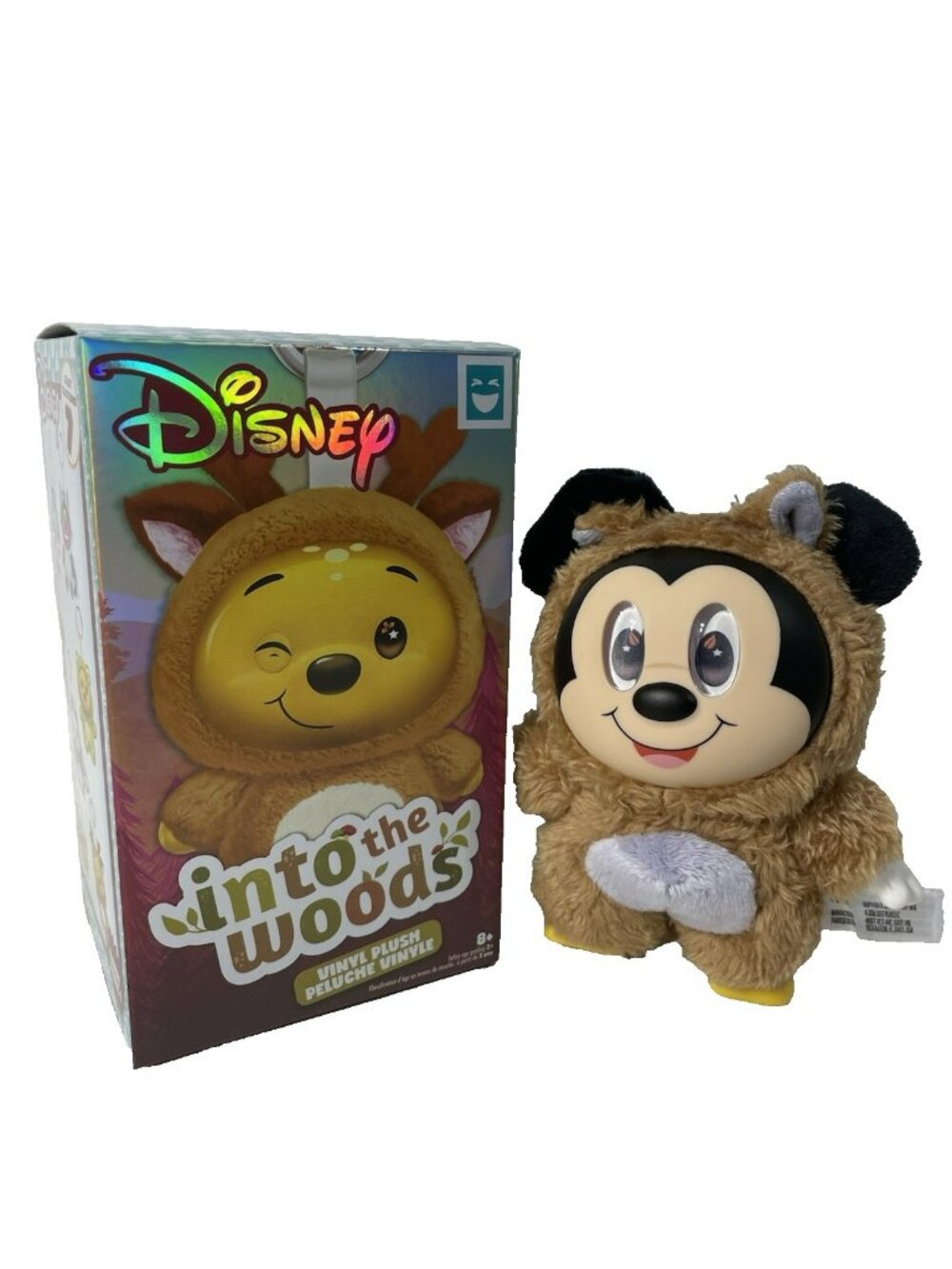 HAPPY HAUL Disney Into the Woods MICKEY MOUSE Vinyl Plush 5" Clip-On Plush NEW